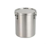 Boîte de rangement hermétique de cuisine en acier inoxydable de 2500 ml parfaite pour le café et le garde-manger (1600 ml)