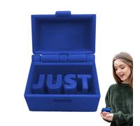 Boîte de rangement hilarante pour blagues d'Halloween, blagues | ABS drôle juste au cas où, décoration de bureau étrange, petite boîte avec message, boîte au trésor, décorations d'Halloween et de Noël