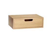 Boîte de rangement Hubsch Interior Hide Beige 30x20x10 cm
