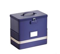 Boîte de rangement ignifuge avec serrure à code à 3 chiffres pour passeports, permis de conduire, actes, polices d'assurance, matériau ignifuge en fibre de verre