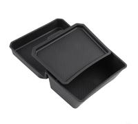 Boîte de rangement inférieure pour console centrale Kia EV3 2024-2025 avec compartiments à double couche, matériau TPE pour une résistance aux rayures et un nettoyage facile