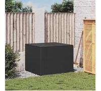 Boîte de rangement - Jardin - Noir - 291L - Résine tressée - Sac résistant à l'eau