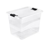 Boîte de rangement jouet avec couvercle 24 litres - Transparent