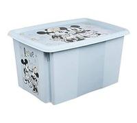 Boîte de rangement - KEEEPER - Micky Mouse - 45 L - Empilable - Bleu Nuageux Bleu
