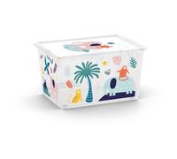 Boîte De Rangement Keter 84180005161 C BOX STYLE Avec Roues Wild Anima