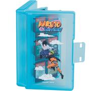 Konix Boîtier de rangement Nintendo Switch Naruto Shippuden Plastique 24 jeux Motif Naruto et Sasuke
