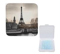 Boîte de rangement légère pour masques, étui de protection pour masque de voyage élégant et portable, étui de protection pour masque compact, Boîte de rangement pour masque, 5.1"x5.1", Moderne