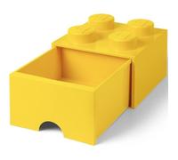 Boîte de rangement - LEGO - 40051732 - Plastique - Jaune - H18 x L25 x P25 cm