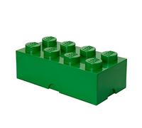 Boîte de Rangement Lego 8-Brique, Plastique, Vert foncé, 0 cm