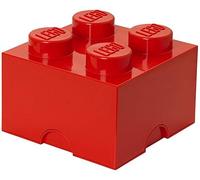 LEGO pierre de rangement avec tiroir 4 plots 25 x 17 cm polypropylène blanc Blanc G