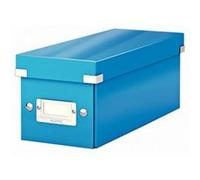 Leitz Boîte de rangement Click & Store WOW design en carton pour DVD Bleu