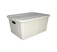 Boîte De Rangement Life Story Avec Couvercle Petit 15l Gris Clair