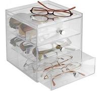 Boîte de rangement lunettes superposable - InterDesign - 9 paires de lunettes Incolore G