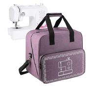 Boîte de Rangement Machine à - Couvercle de Machine à Protection Œillet et Poches | Sac de transport Compatible avec la plupart des machines standard et Brother