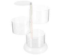 Boîte de Rangement Maquillage Rotative à Trois Couches, Pet PP | Léger et Facile à Transporter, Rangement Simple, Format Pratique, pour Amies, Usage Maison ou Voyage