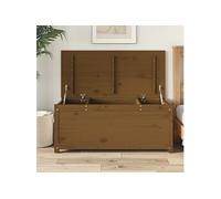 Boîte de rangement Marron miel 110x50x45,5cm Bois massif de pin823542