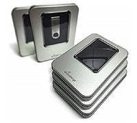 MediaRange Boîte de rangement BOX901 en aluminium argent pour clés USB