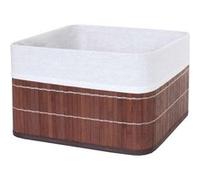 Boîte de rangement MENDLER HWC-C21, bambou brun Marron