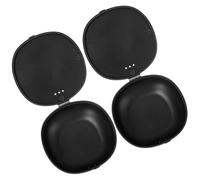 Boîte de Rangement Menstruelle Compacte en Plastique Noir 2 Pièces | Format Portable, Design Peu Encombrant, Reste Propre, Étui de Rangement pour Disque Menstruel