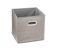 Panier tissu 31x31cm ""Mix N' Modul"" beige chiné - 5 five simply smart