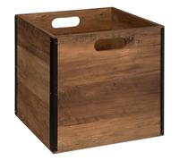 JJA Boîte de rangement 5five Mix'n Modul en bois style industriel 31 x 31 cm