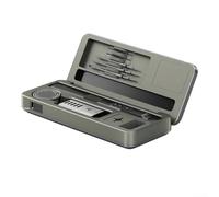 Boîte de rangement mobile pour fer à souder intelligent, boîtier en alliage d'aluminium CNC HS-02 avec écran IPS de 2,4 cm, compatible avec alimentation 9-24 V CC, norme HS-02A