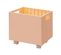 Boîte de rangement mobile pour livres - Organiseur pratique de grande capacité pour étudiants, employés de bureau - Panier pratique pour les vêtements