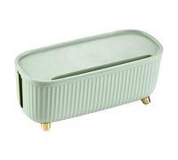 Boîte de rangement moderne pour câbles avec couvercle - Grande capacité - Organiseur de bureau pour prise de courant, multiprises - Solution de gestion des câbles de bureau