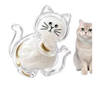 Boîte De Rangement Moustaches Chat - Commémoratif Aimanté Transparent | Boîte Commémorative Pour Animaux, Porte-Poils De Chat - Pour Copain Copine Amis Ados Réfrigérateur Machine À Laver École Déplace