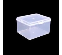 Boîte de rangement multi-usages, transparente, rectangulaire, en plastique, organisateur pour bijoux, couvre-chefs, ménager, boîte, petite