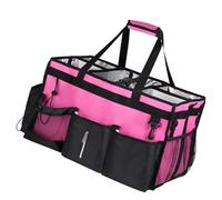 Boîte de rangement multifonction avec 3 poches avant en tissu Oxford pour pulvérisateurs, brosses, gants, fournitures de ménage
