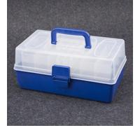 Boîte de rangement multifonctionnelle en plastique multicouche : fabriquée en plastique de haute qualité, sûre et robuste. La boîte extérieure est associée à un compartiment intérieur transparent en c