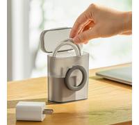Boîte de rangement multifonctionnelle pour câbles de données mobiles avec support pour téléphone, boîte de rangement transparente avec tiroir,