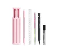 Boîte de rangement multifonctionnelle pour crayons,boîte de rangement pour crayons, Boîte à crayons à stylos, Boîte porte-crayons hexagonale Portable, bac de rangement scolaire élégant pour stylos, ma