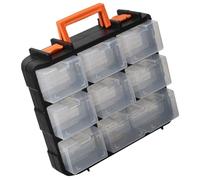 Boîte de rangement multifonctionnelle pour outils avec sections réglables, idéale pour ranger les attaches et les petits accessoires