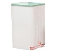 Boîte de Rangement Mural 4.5x4.5x7, 7, 7 Pouce Papier de Rangement en Papier Toilette avec Couvercle Organisateur Serviette sanitaire PP Bac Toilette pour Femme