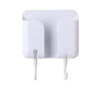 Boîte de rangement murale à télécommande pour téléphones portables Punch Free Wall Rack avec station de charge en forme de crochet Support multifonctionnel Durabilité