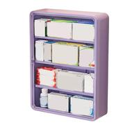 Boîte de rangement murale en polypropylène PET à plusieurs niveaux pour cosmétiques, livres, jouets, décoration de la maison, étagère à suspendre pour économiser de l'espace