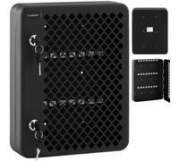 Boîte de rangement murale pour 24 clés en métal