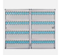 Boîte de rangement murale pour clés avec étiquettes pour un accès facile et un rangement sûr, parfaite pour la maison, le bureau et l'entrée.
