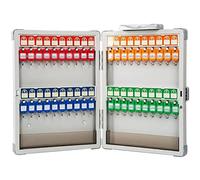 Boîte de rangement murale pour clés avec serrure à combinaison, capacité de 40 clés, protections d'angle en acier durable, idéale pour les écoles et les bureaux, solution sécurisée pour clés nizer