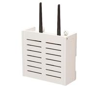 Boîte de rangement murale pour défonceuse avec grille de refroidissement pour la gestion des fils de la maison et rangement caché décoratif