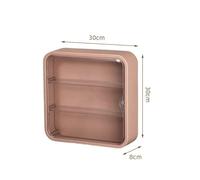 Boîte De Rangement Murale Pour Jouets De Poupée, Boîte De Rangement En Acrylique Anti-Poussière Pour Figurines, Boîtes De Rangement Pour Vitrine, Jouet De Poupée Anti-Exposition-Rose