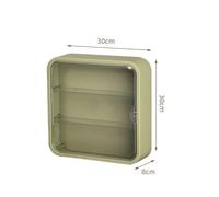 Boîte De Rangement Murale Pour Jouets De Poupée, Boîte De Rangement En Acrylique Anti-Poussière Pour Figurines, Boîtes De Rangement Pour Vitrine, Jouet De Poupée Anti-Exposition-Vert