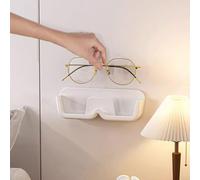 Boîte de rangement murale pour lunettes de soleil et lunettes de lecture à différents endroits (blanc)