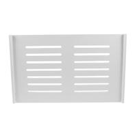 Boîte de Rangement Murale pour Routeur Couvercle, Plastique PVC Blanc | Gestion des Câbles Intégrée, Ventilation Perforée, Organiseur Discret pour Box Internet et Multiprises