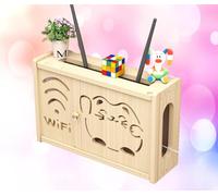 Boîte de rangement murale pour routeur sans fil - Extension d'étagère - B-36 x 24 cm
