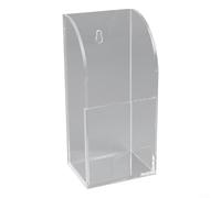 Boîte de rangement murale pour télécommandes en acrylique transparent pour TV et AC (grille unique)