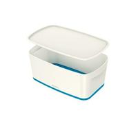 Boîte de rangement MyBox WOW Avec couvercle Bleu Petit Blanc ABS 31,8 x 12,8 x 19,1 cm