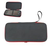 Boîte de rangement numérique portable pour console de jeu 2 portes, étanche, résistante aux chocs, sac de voyage professionnel avec design multicouche, poche pour accessoires, sangle amovible pour